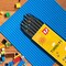 Art Supplies for Kids and Adults, 7 Color in 1 Black Wooden Rainbow Colored Pencils Pre-sharpened, Multicolored Core, with Sharpener, for Coloring Books, Drawing, Sketching (12pcs)